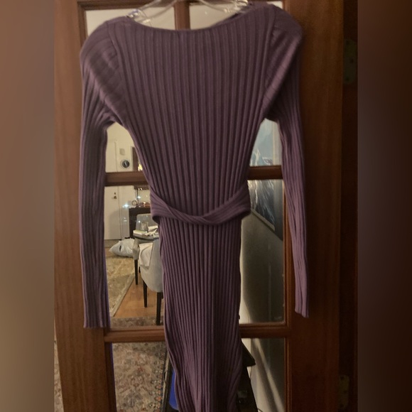 Fashion Nova Lola Sweater MIDI Lilac Dress size small ❤️🥰 - Picture 10 of 11